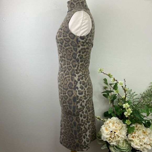 ANTISTAR dress | Leopard Print | Body Con | size small | soft fuzzy - Picture 6 of 11
